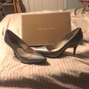 Michael Kors Metallic Leather Heels